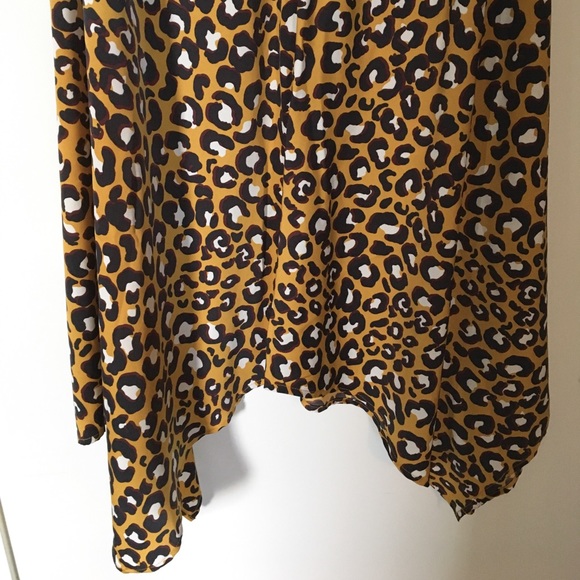 2/$12! Who What Wear Leopard Print Midi Skirt - Picture 7 of 15
